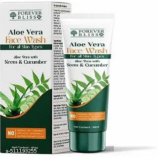 Zepham Aleo Vera Neem face Wash Face Wash For Glowing Skin | Spots And Tan removal and Brightening Face Wash (1 x 60ml)